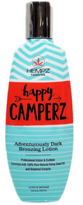 HEMPZ Happy Camperz Natural Bronzer – Hydrating Self-Tanning Lotion for Beach, Sun & Tanning Beds
