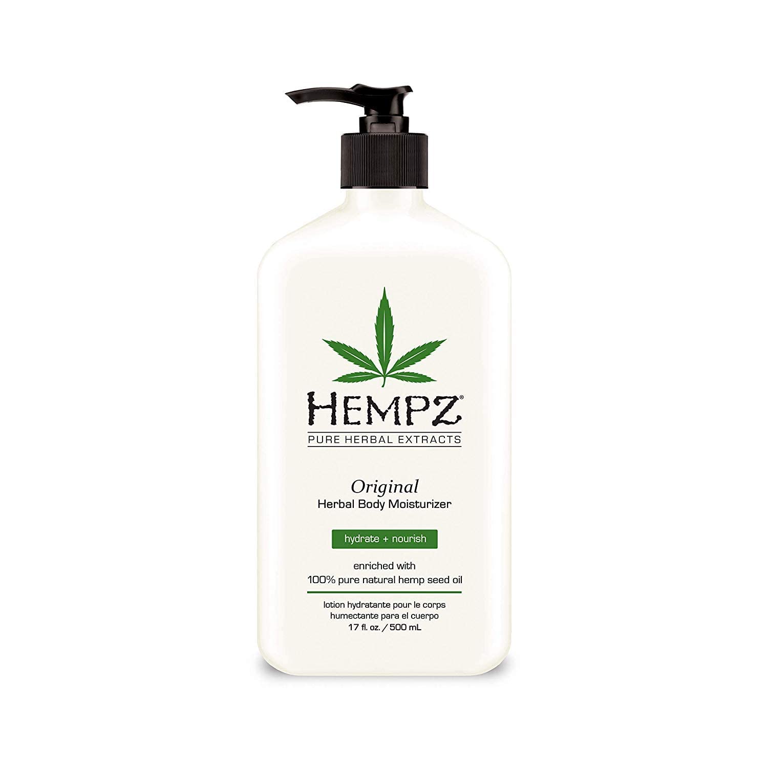 Hempz Original Herbal Body Moisturizer 17 oz – Deep Hydration & Soft Skin