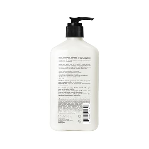 Hempz Original Hemp Seed Oil Body Moisturizer with Shea Butter & Ginseng - 17 Fl Oz, 2 Pack