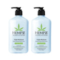 Hempz Triple Moisture Herbal Whipped Body Creme Lotion (2x17 oz)