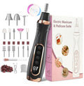 HengYuaoler Cordless Nail Drill Kit – 6-Speed Manicure Pedicure Set (Black)
