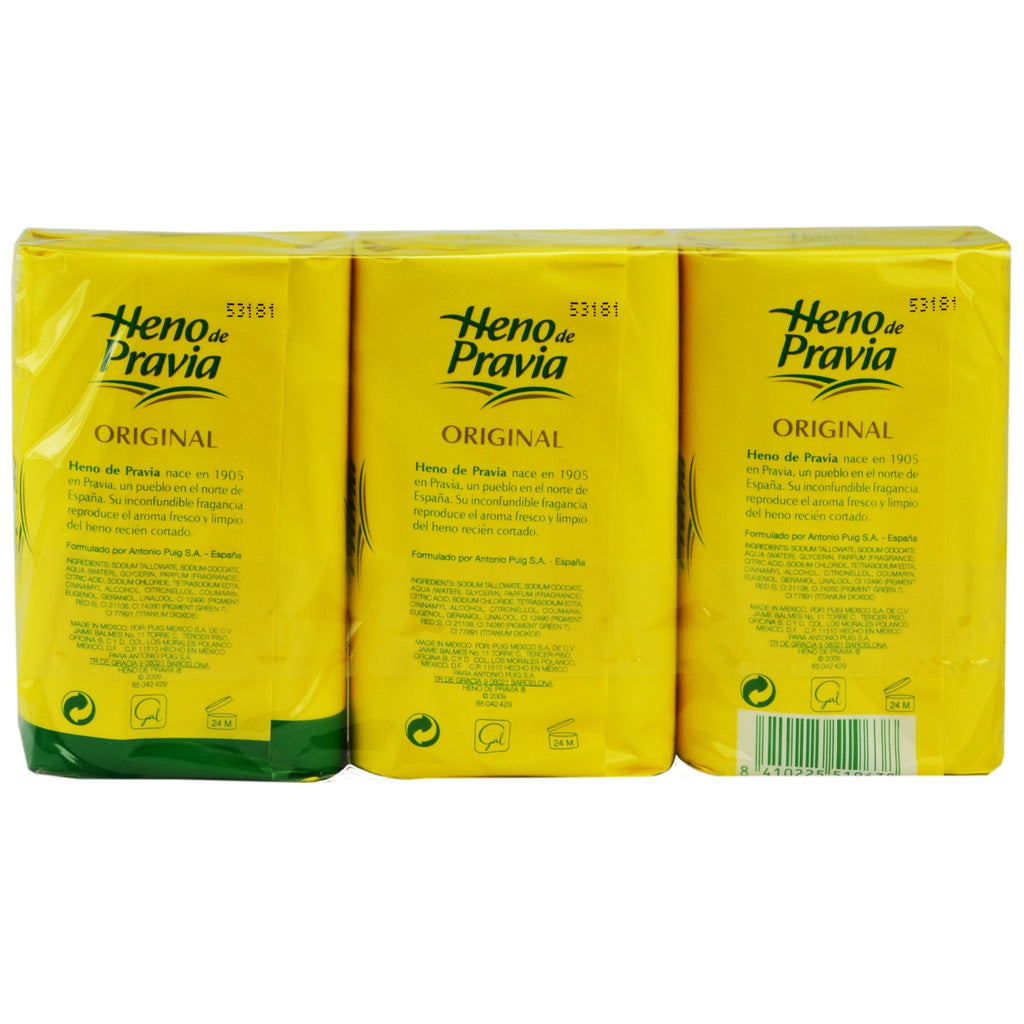 Heno de Pravia: 4 Sets of 2 Soaps + Free 4 oz Pack (12 Soaps)