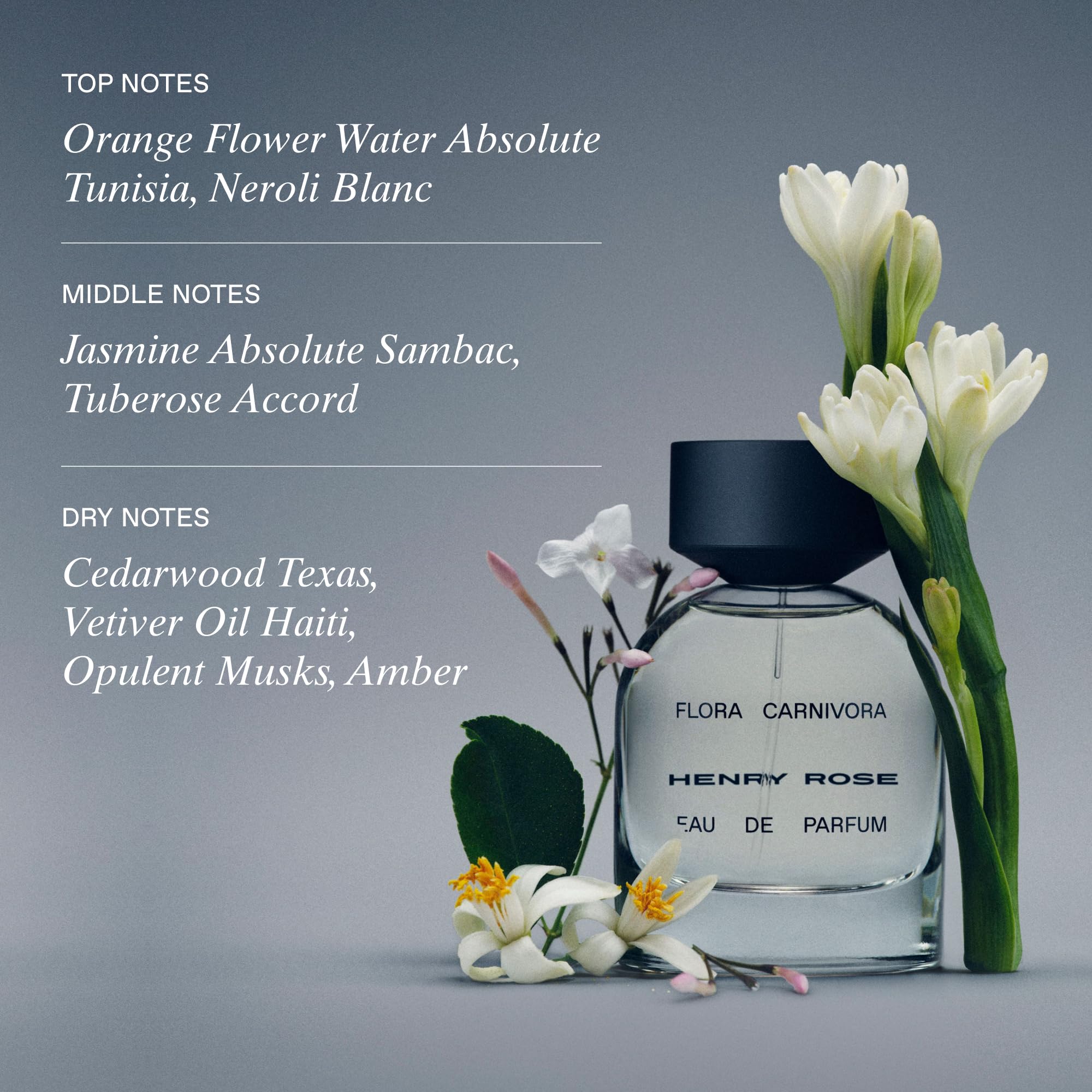 Henry Rose Flora Carnivora Travel Perfume – Mini Unisex Fragrance (0.27 fl oz)