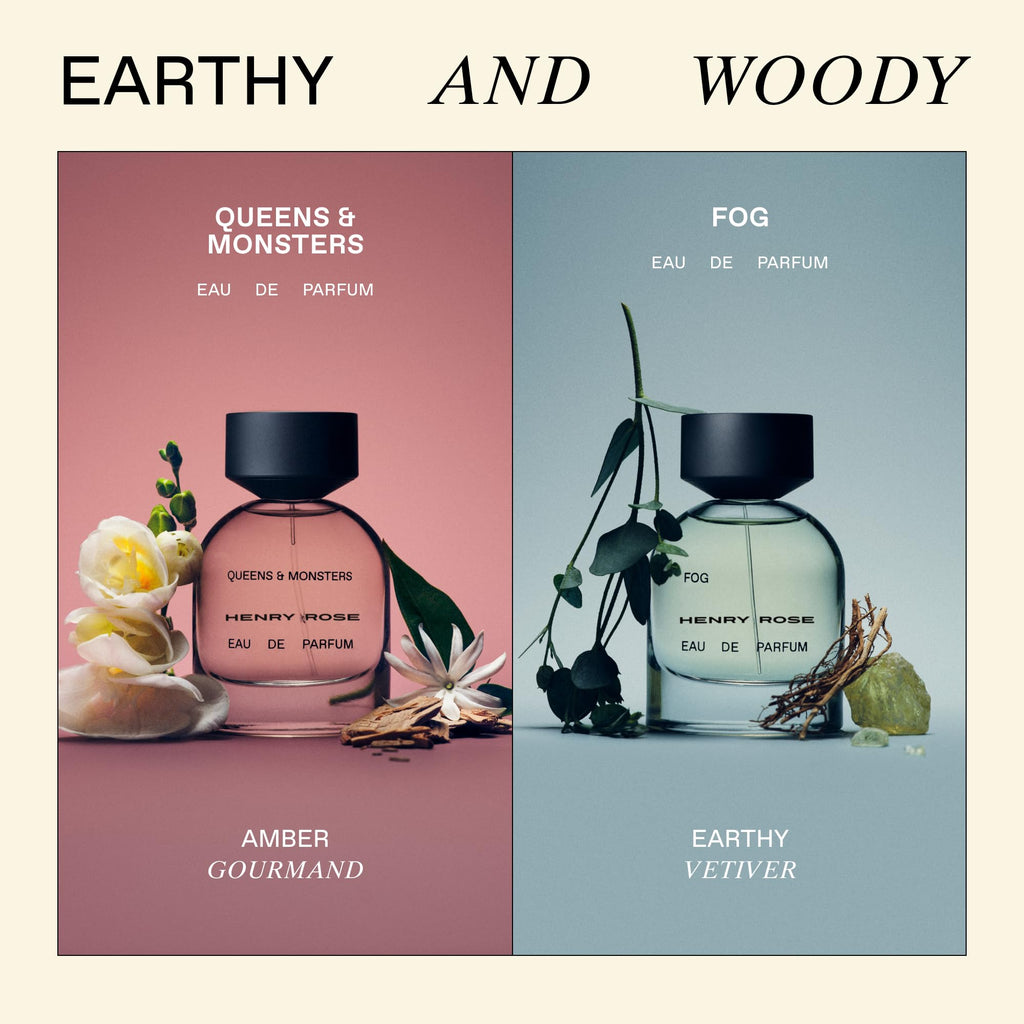 Fog by Henry Rose - Unisex Vetiver Citrus Perfume 1.7 fl oz | EWG Verified, Cruelty-Free, Sustainable Packaging