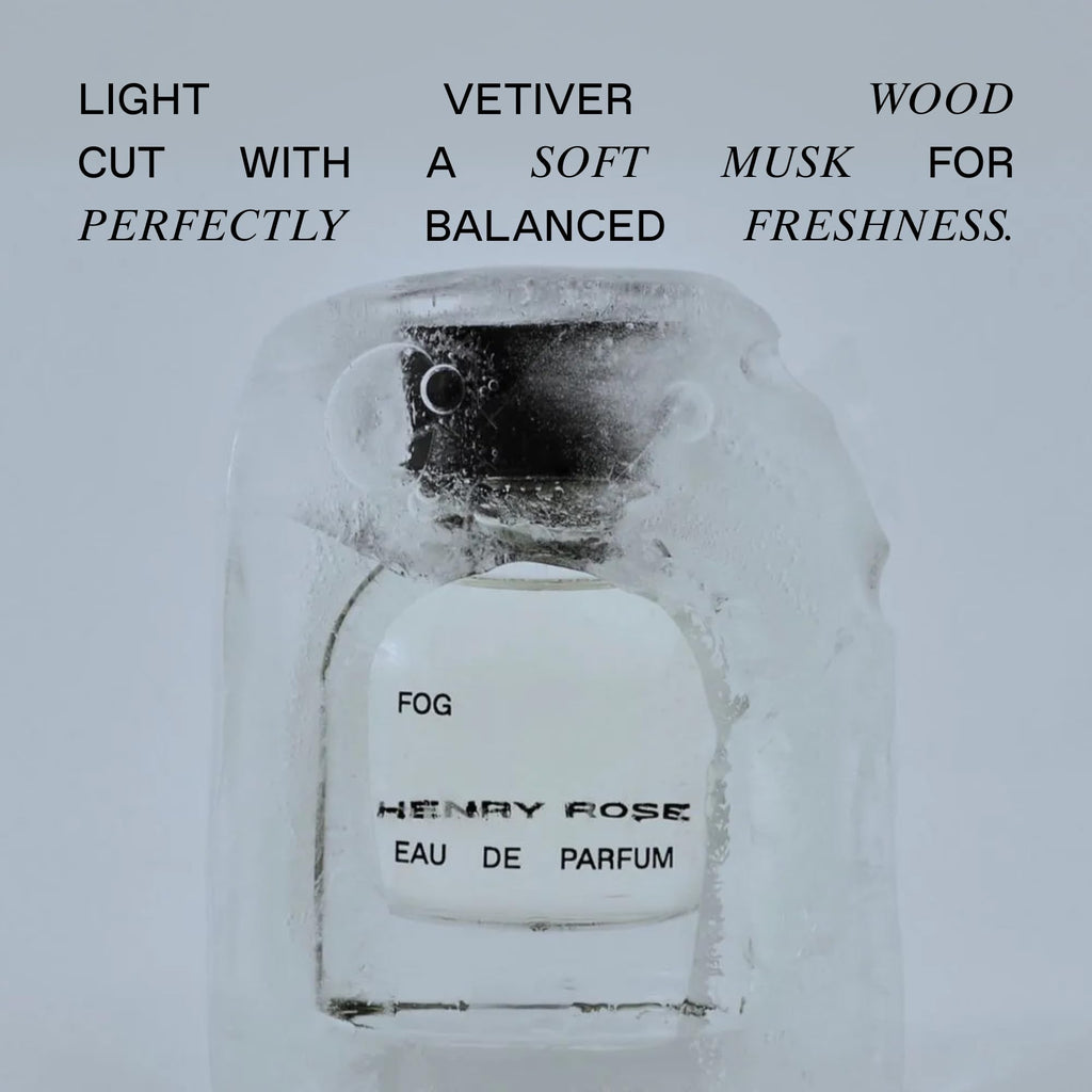 Fog by Henry Rose - Unisex Vetiver Citrus Perfume 1.7 fl oz | EWG Verified, Cruelty-Free, Sustainable Packaging