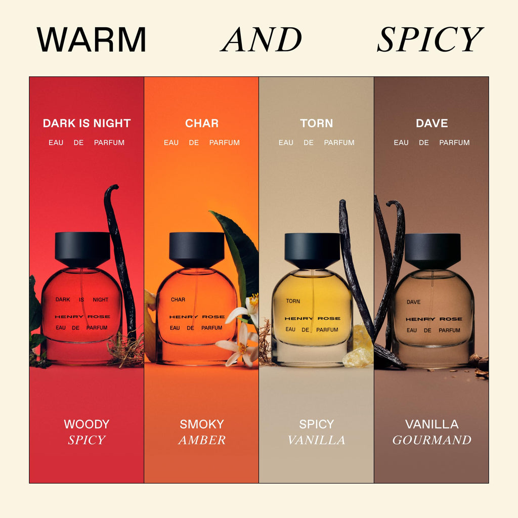Henry Rose Torn – Unisex Vanilla Perfume with Freesia, Rose & Jasmine | EWG Verified, Cruelty-Free, 1.7 fl oz