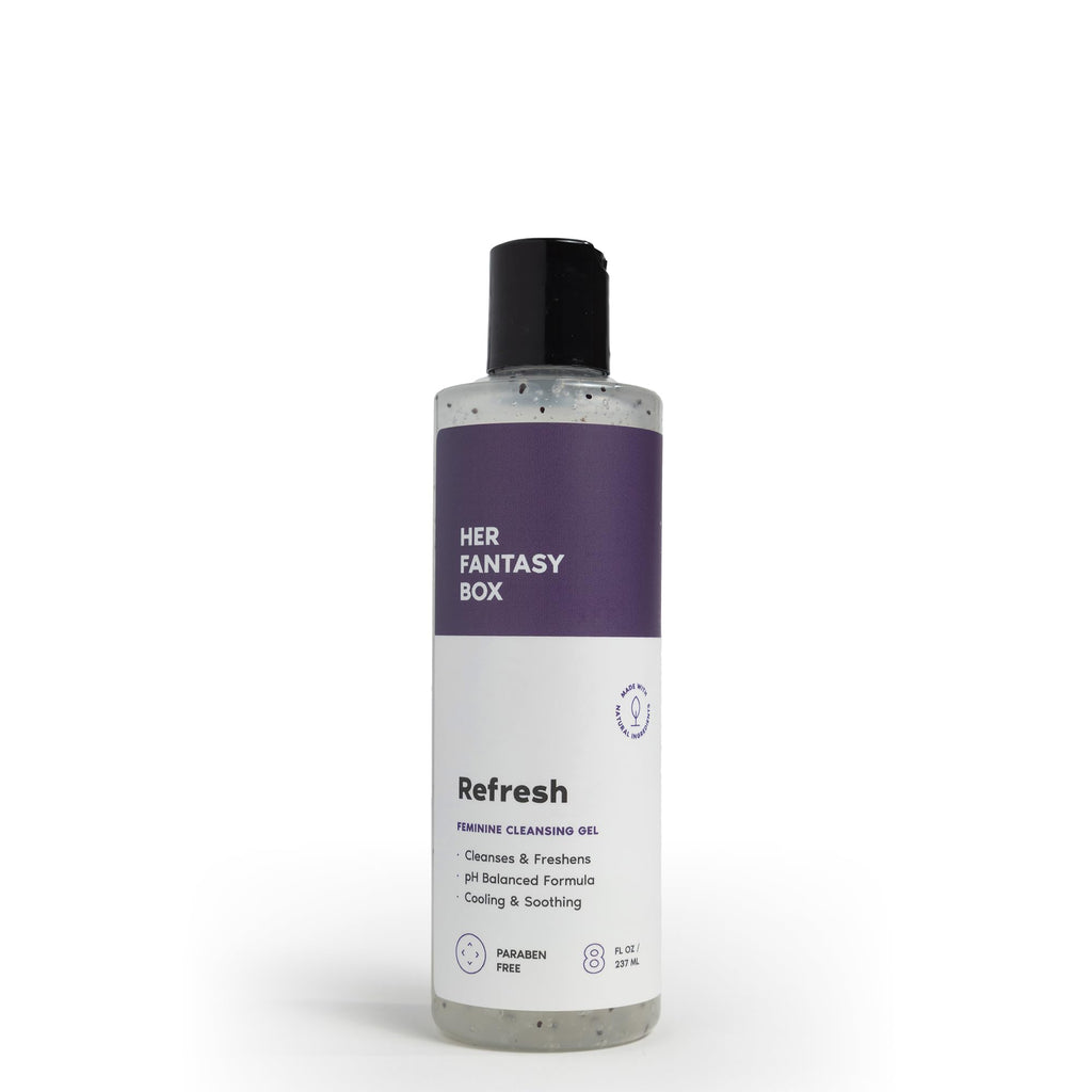 Her Fantasy Box Refresh pH Balancing Shower Gel – Natural Feminine Hygiene, 8 oz