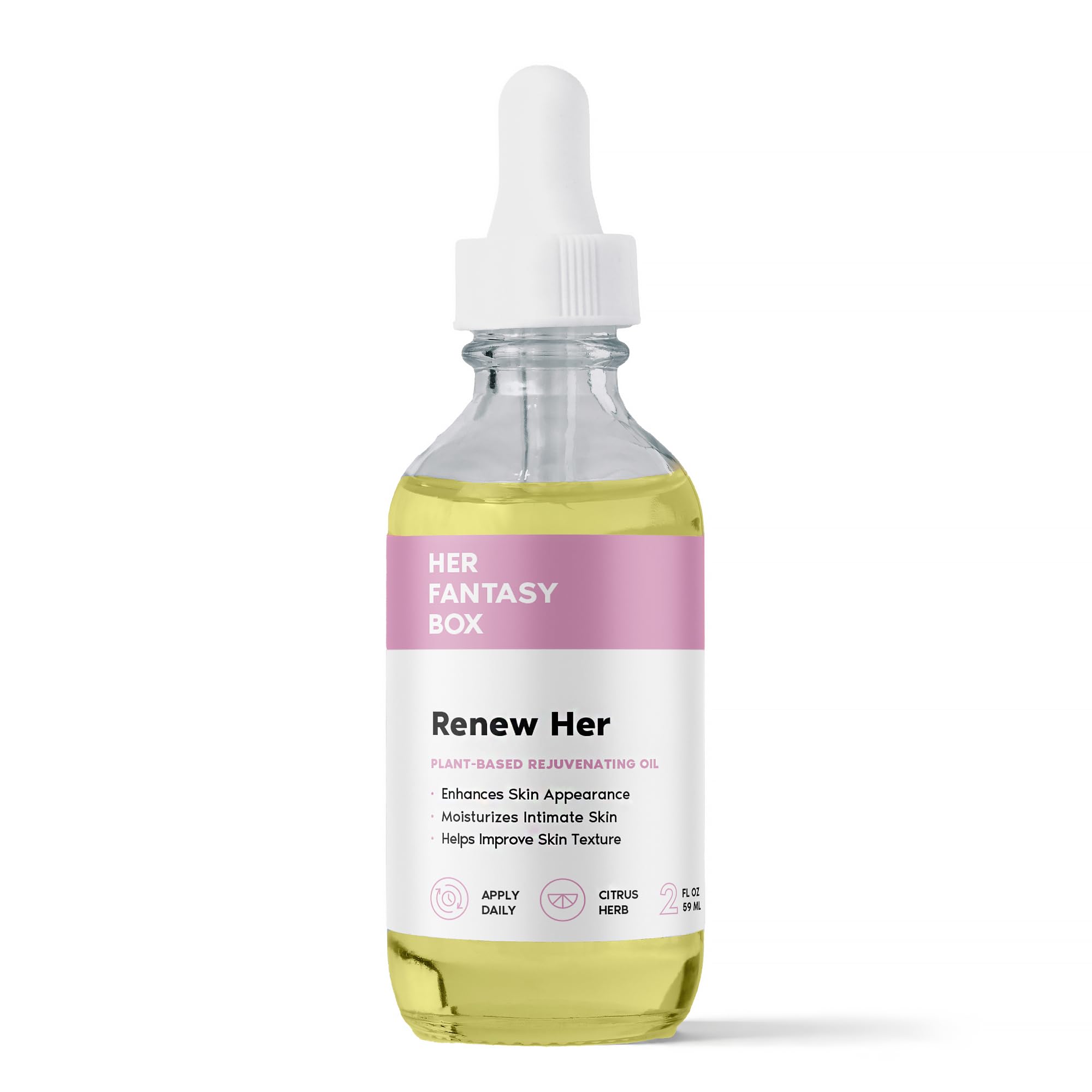 Her Fantasy Box Renew Her Oil | Natural Yoni Oil for Dark Spots & Ingrown Hair