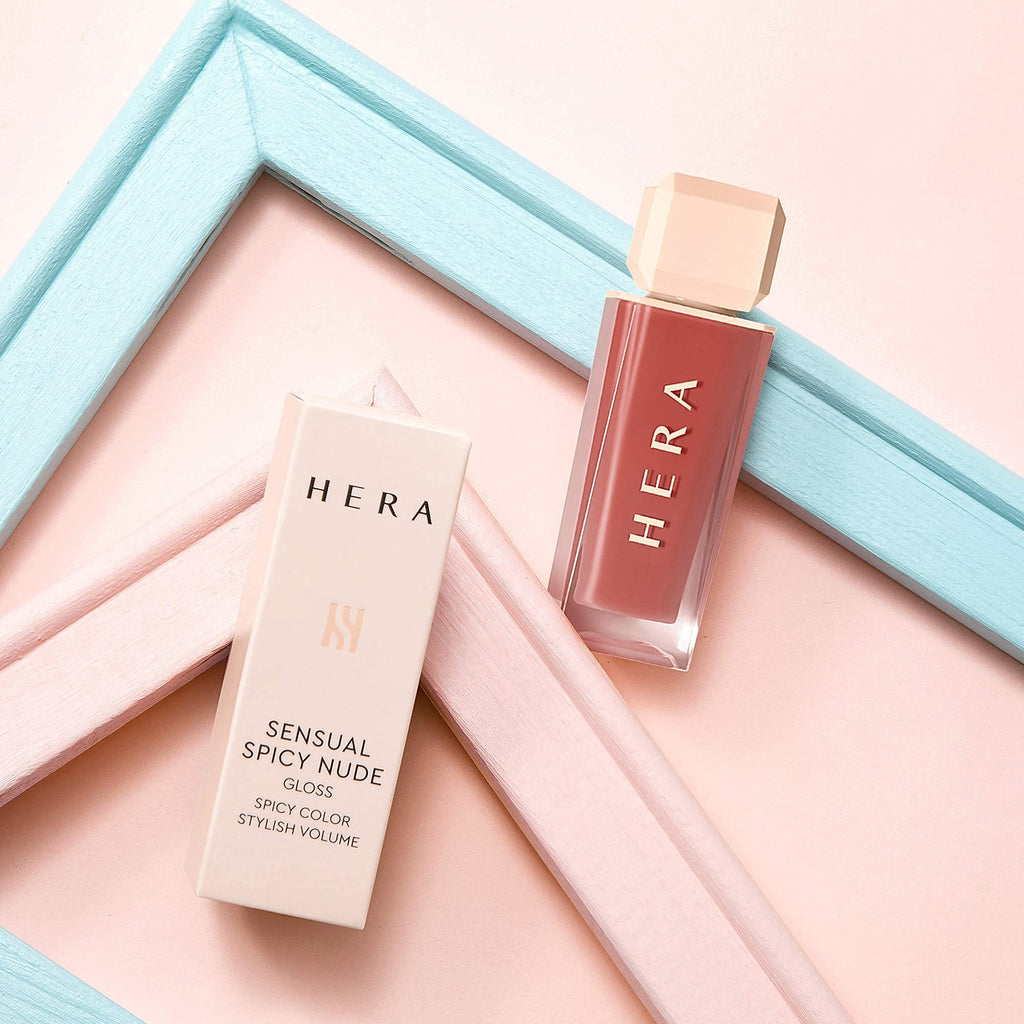 HERA Lip Gloss Sensual Spicy Nude Gloss by Amorepacific – Hydrating, Non-Sticky Shine