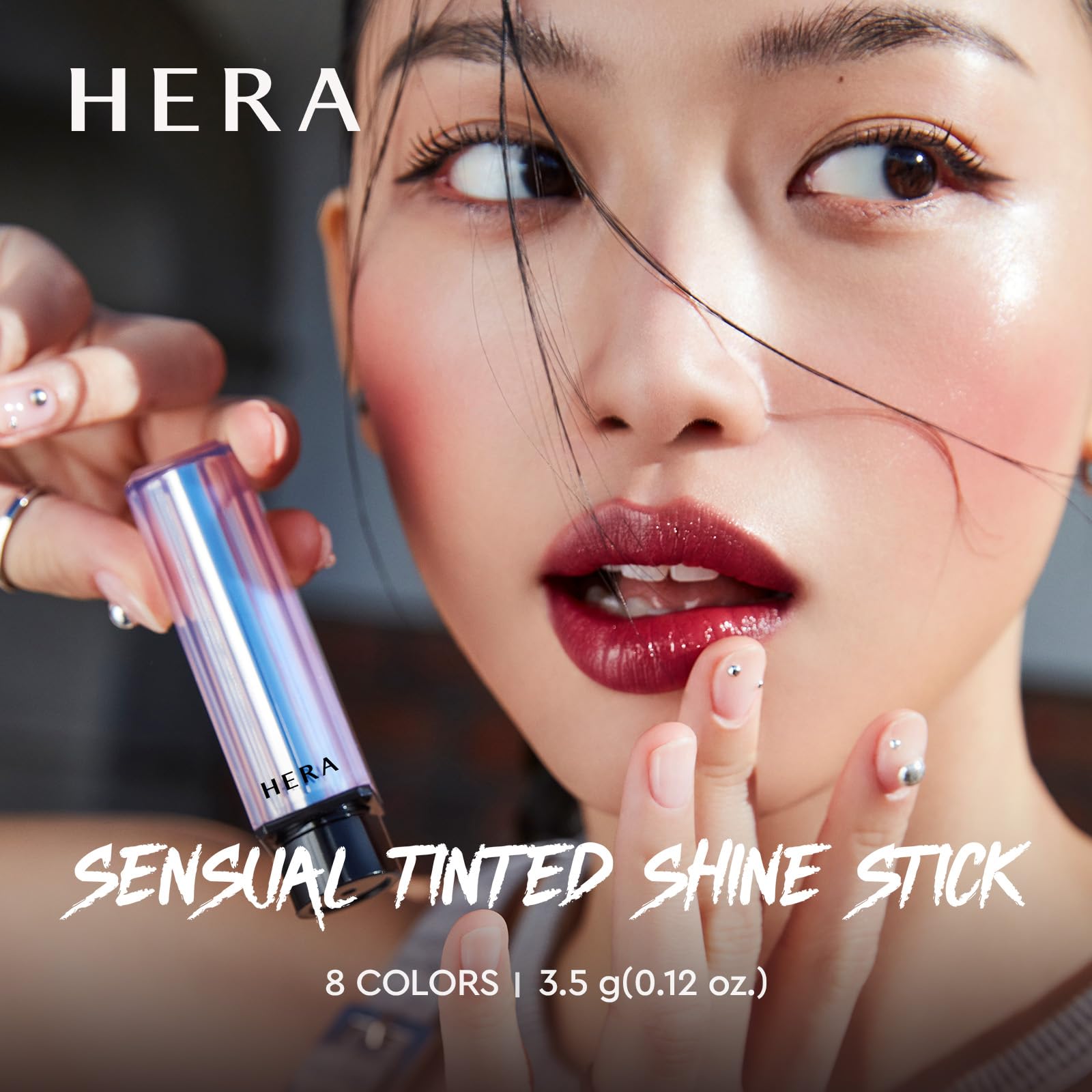 HERA Sensual Tinted Shine Stick 3.5g #430 Too Beige | 12HR Wear, Hydrating Lip Tint & Shine