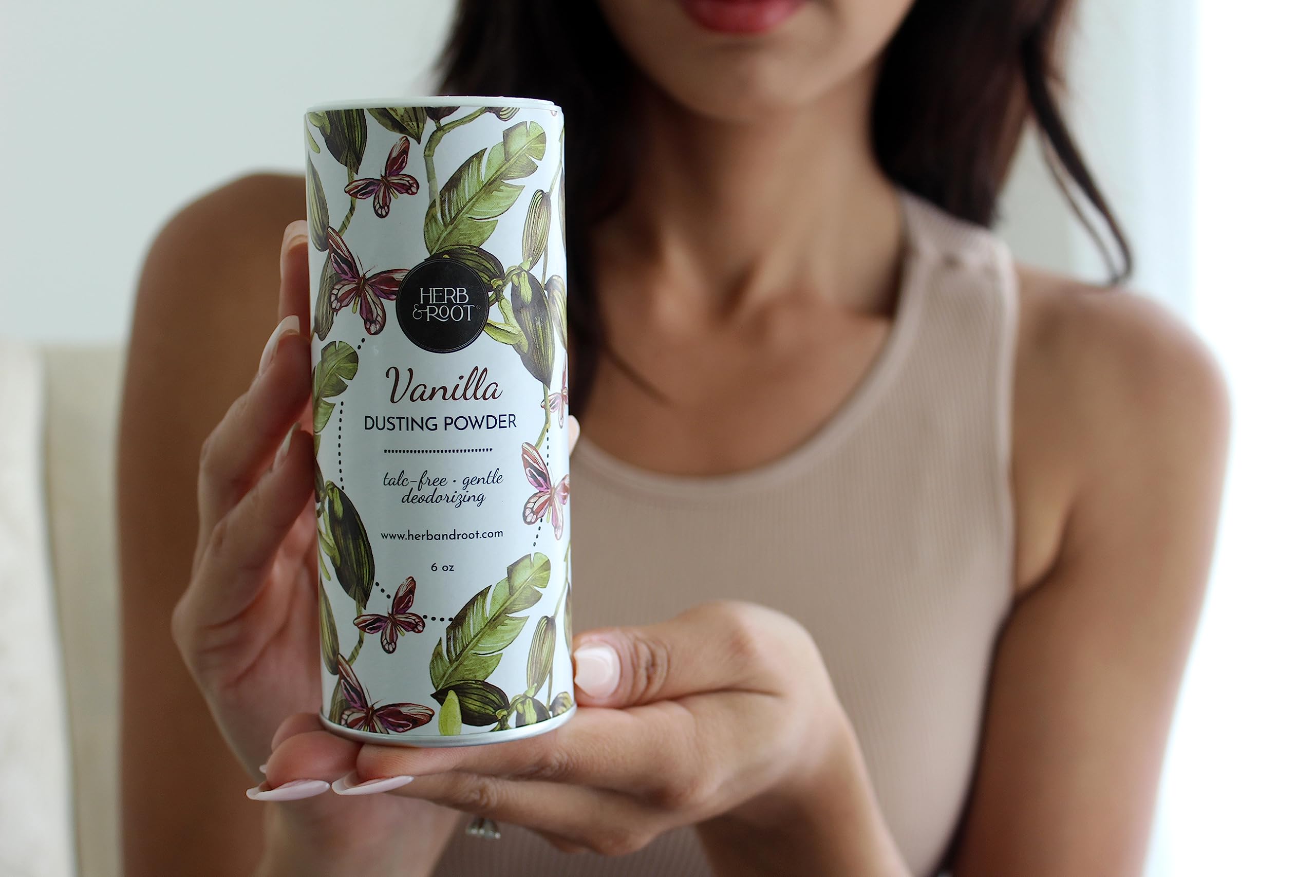 Herb & Root Talc Free Body Dusting Powders – Rose, Vanilla, Sandalwood, Lavender, Jasmine & Gift Set