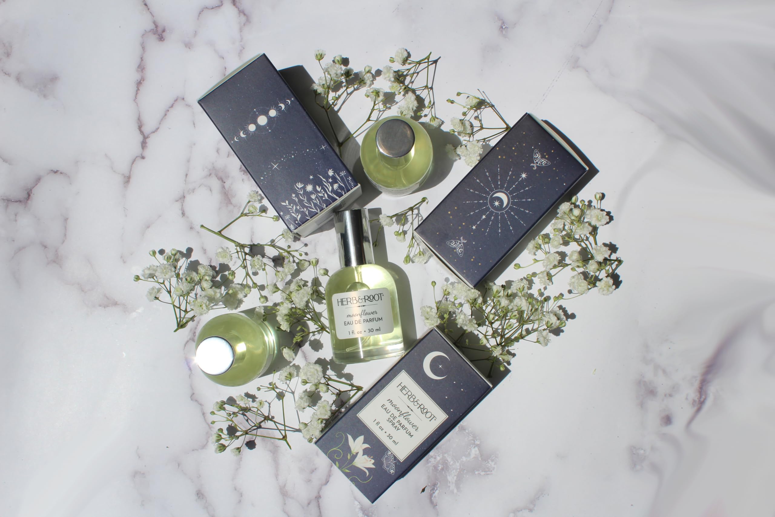 Herb & Root Moonflower Eau de Parfum – Clean, Long-Lasting Floral Perfume for Women