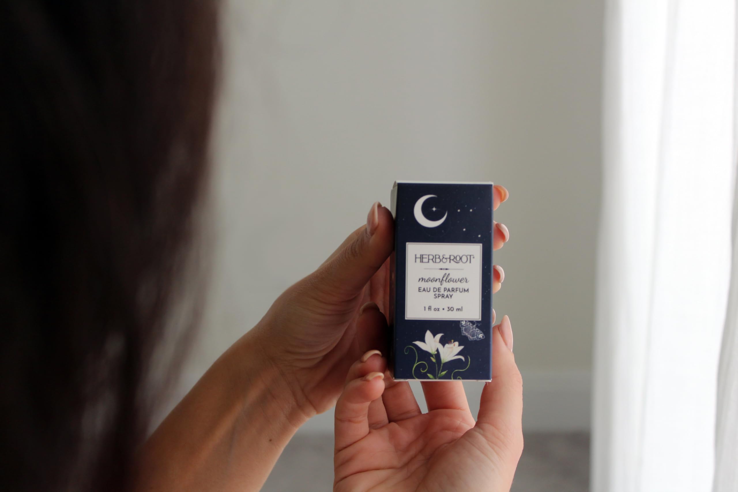 Herb & Root Moonflower Eau de Parfum – Clean, Long-Lasting Floral Perfume for Women