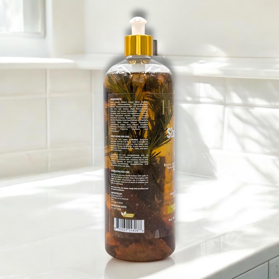 HERBALISTA Viral Herbal Shampoo 1000ml – Real Botanicals for Strength, Nourishment & Natural Shine