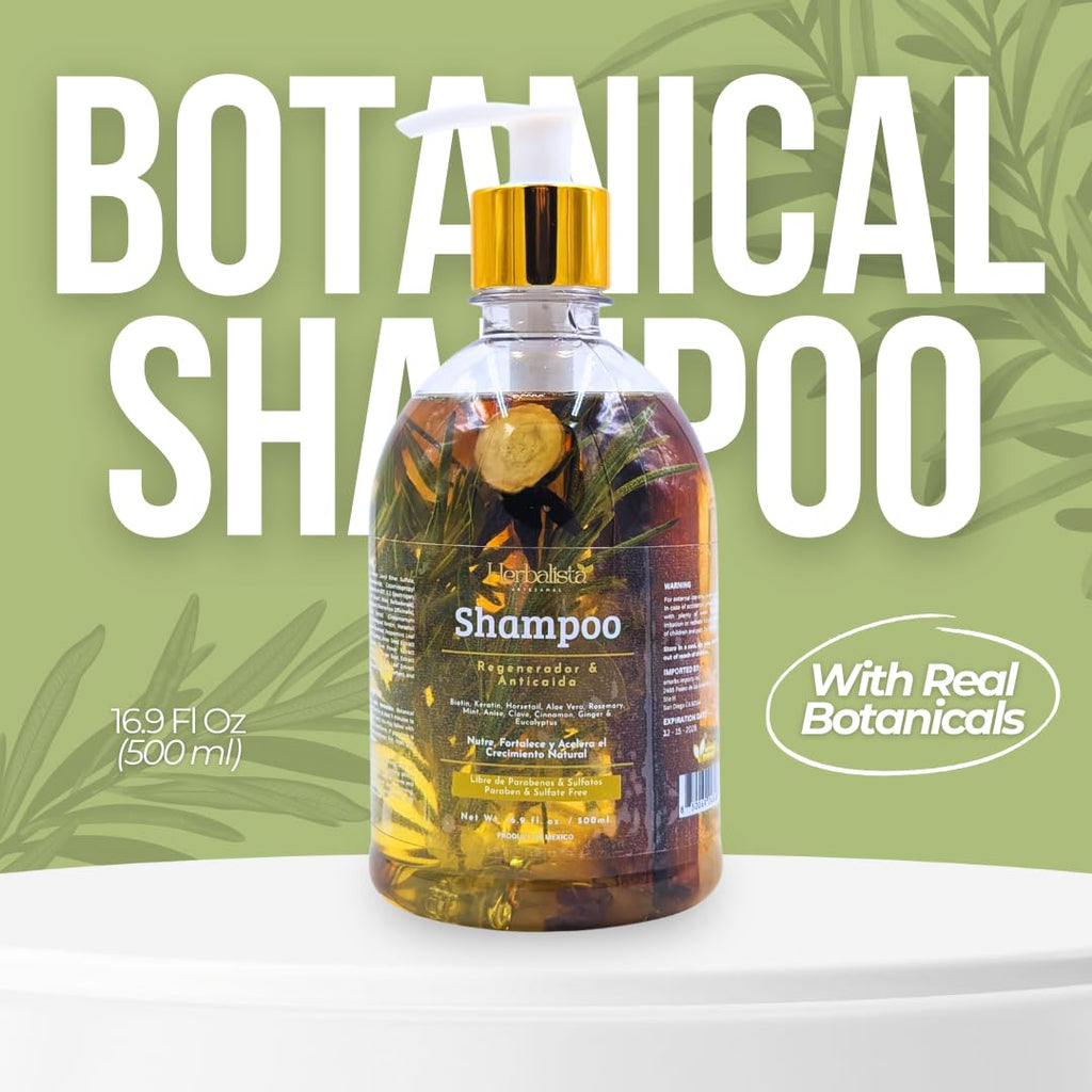 HERBALISTA Viral Herbal Shampoo 1000ml – Real Botanicals for Strength, Nourishment & Natural Shine