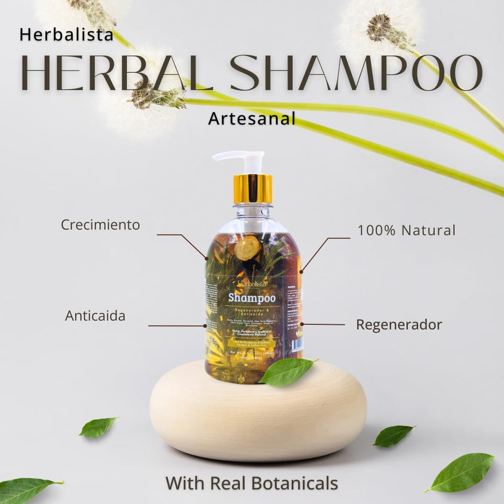 HERBALISTA Viral Herbal Shampoo 1000ml – Real Botanicals for Strength, Nourishment & Natural Shine