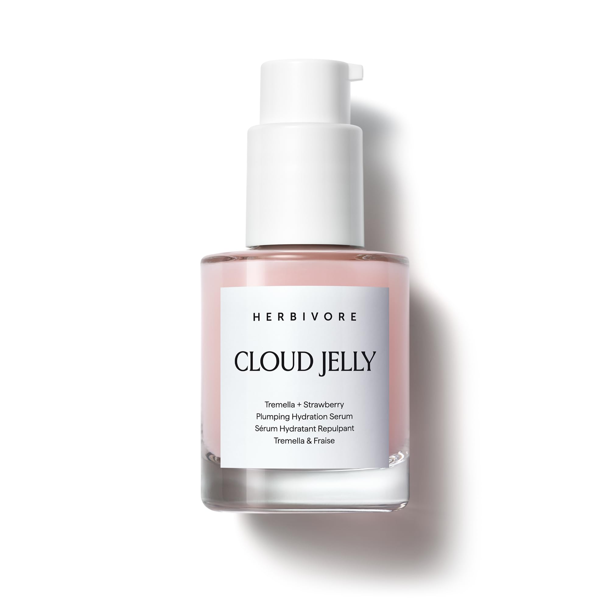 HERBIVORE Cloud Jelly Plumping Hydration Serum | Tremella + Strawberry, Lightweight for All Skin Types