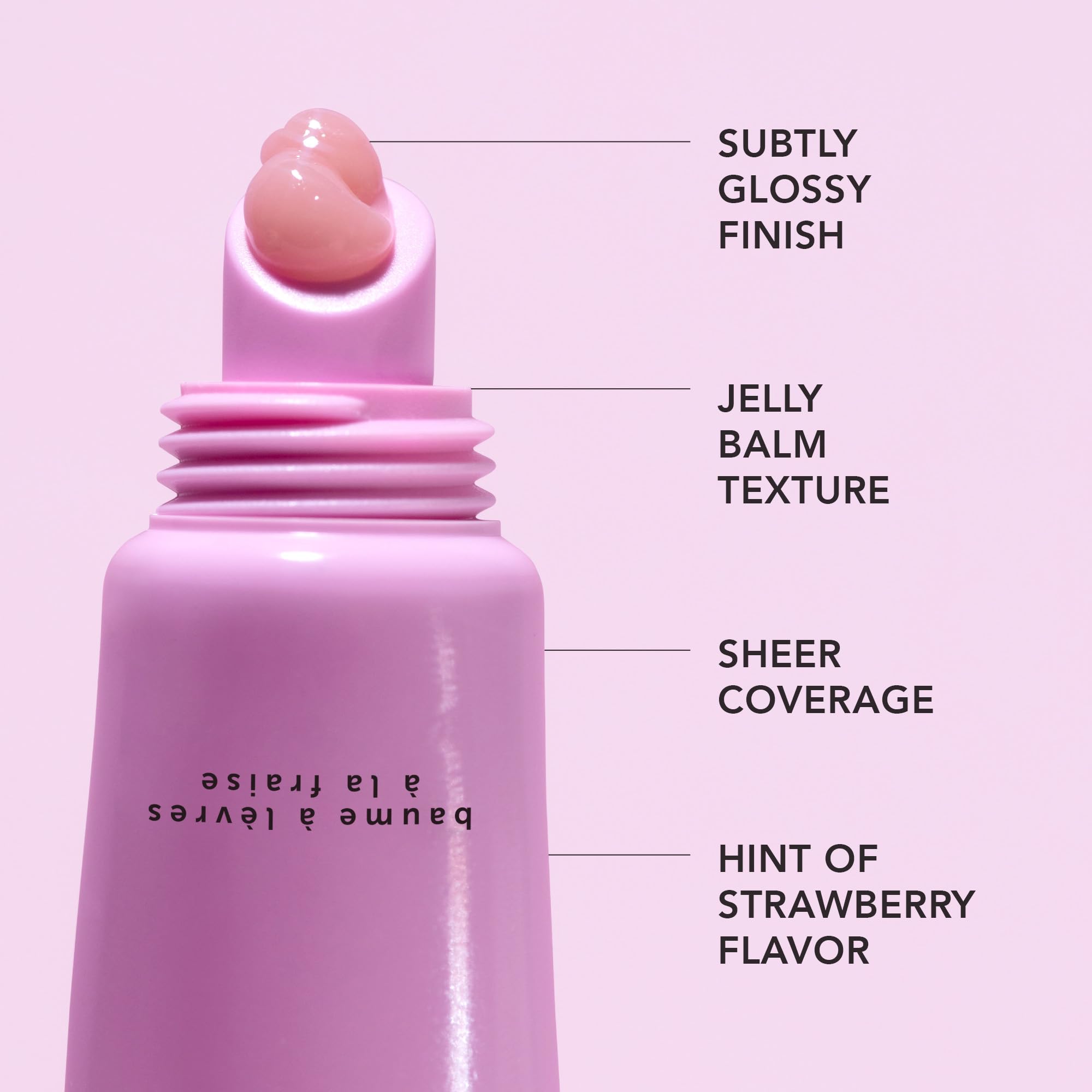HERBIVORE Dream Jelly Multi-Oil Lip Balm – Hydration, Plumping & Strawberry Flavor | Vegan, Cruelty-Free