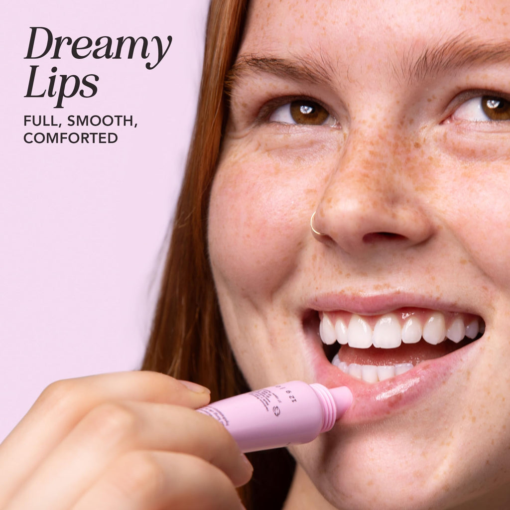 HERBIVORE Dream Jelly Multi-Oil Lip Balm – Hydration, Plumping & Strawberry Flavor | Vegan, Cruelty-Free