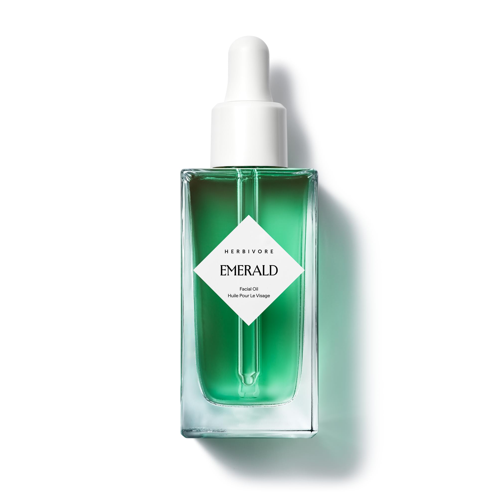 HERBIVORE Emerald Facial Oil | Calming Hydration with Hemp Seed, Ashwagandha & Squalane | 50 mL