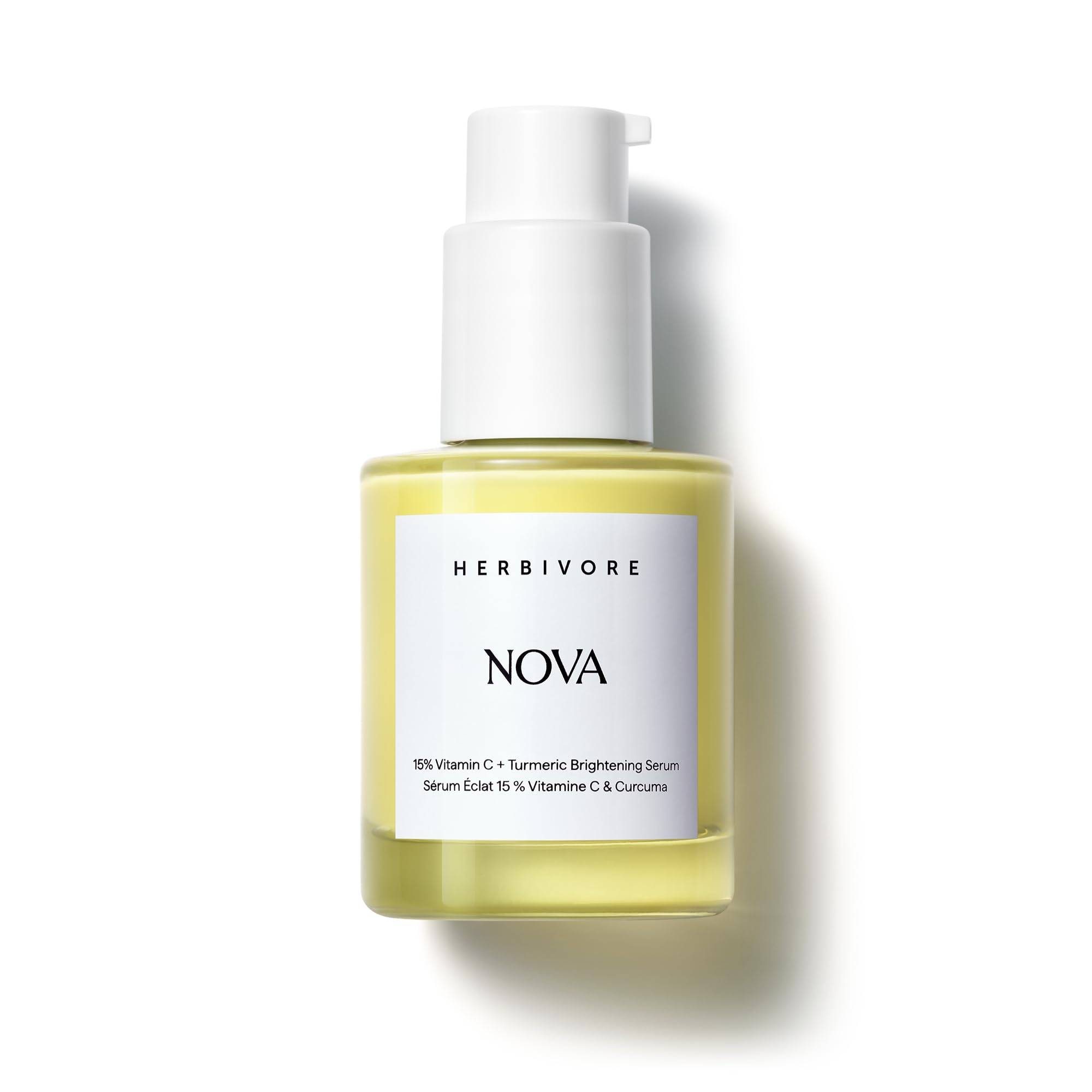 HERBIVORE Nova 15% THD Vitamin C + Turmeric Serum – Brightening for Dark Spots | Vegan, Cruelty-Free, 30 mL