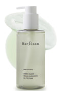 Herbloom Green Clear Vegan Cleansing Oil to Foam – pH-Balanced Korean Cleanser (6.76 fl oz)