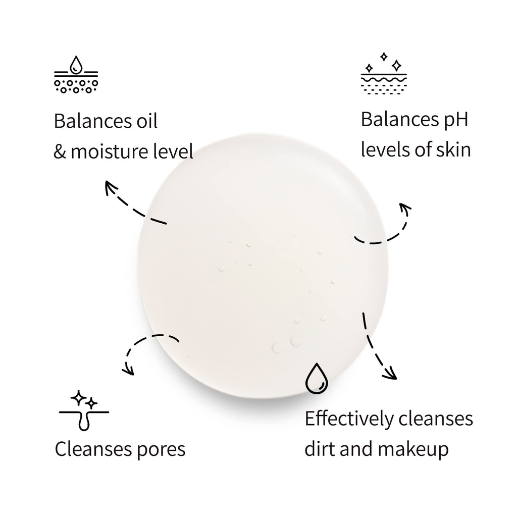 Herbloom Green Clear Vegan Cleansing Oil to Foam – pH-Balanced Korean Cleanser (6.76 fl oz)