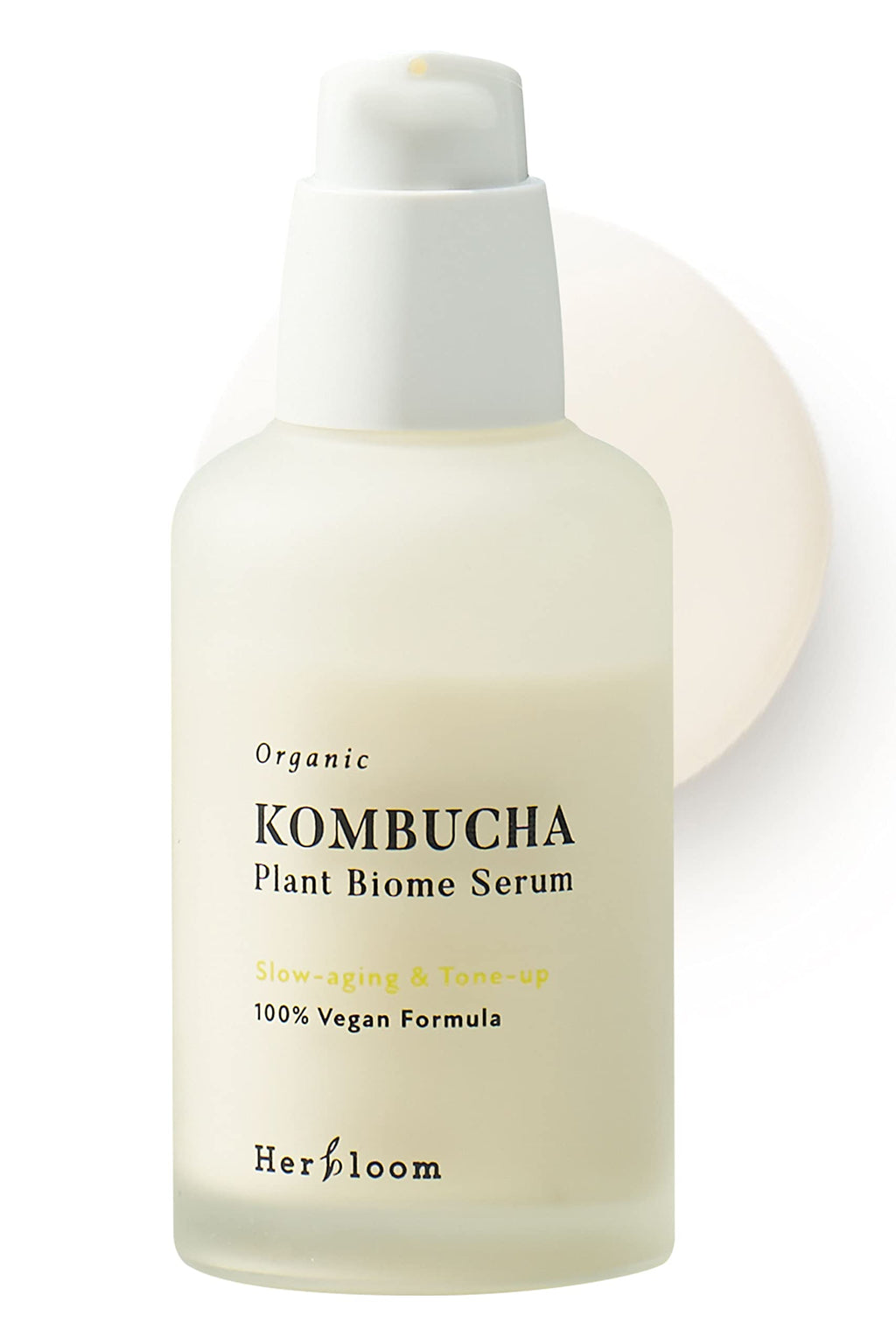 Herbloom Organic Kombucha Biome Serum – Deep Hydration, Ceramide & Hyaluronic Acid, 1.69 fl oz (Vegan)
