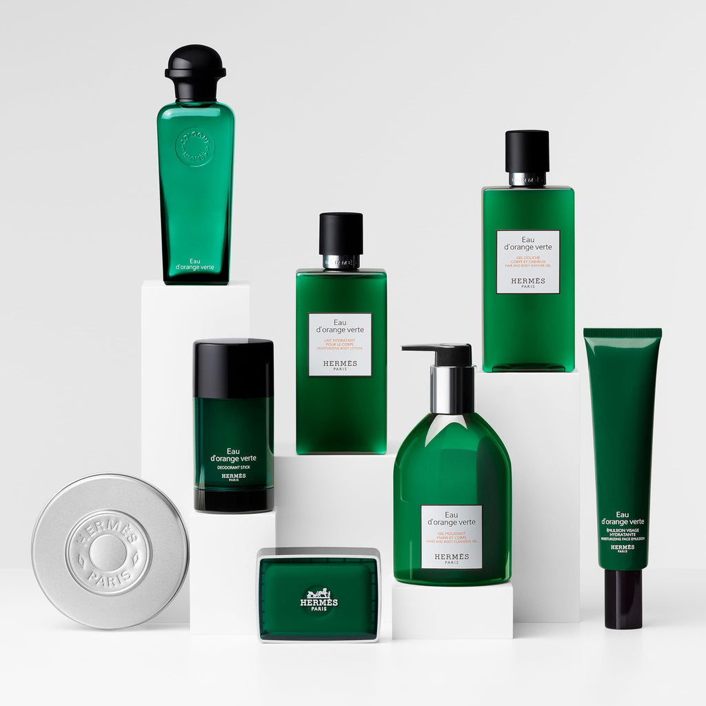 Hermès Eau d'Orange Verte Unisex Shower Gel - Hair & Body, 5.4 oz (2 x 2.7 oz bottles)