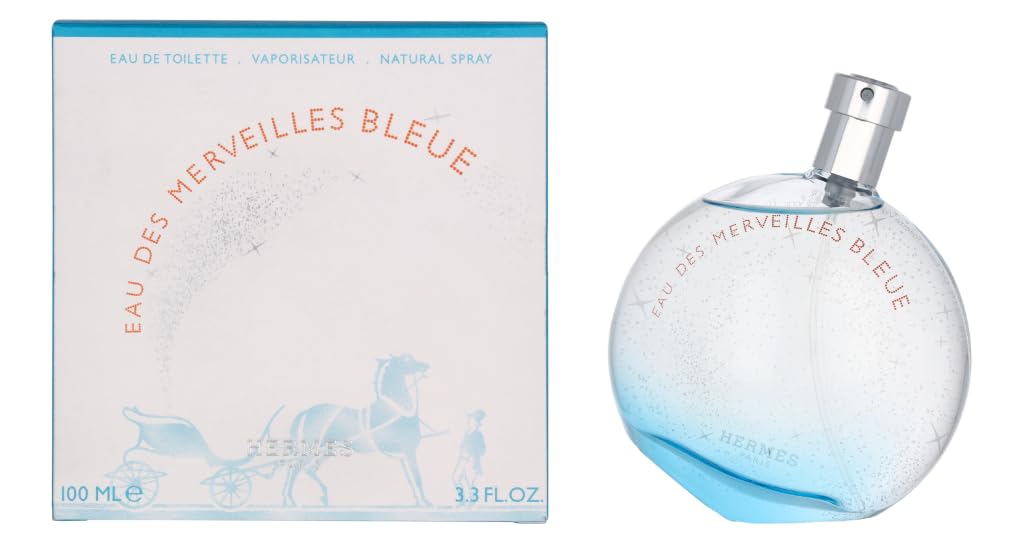 Hermès Eau Des Merveilles Bleue EDT Spray 3.3 oz – Women