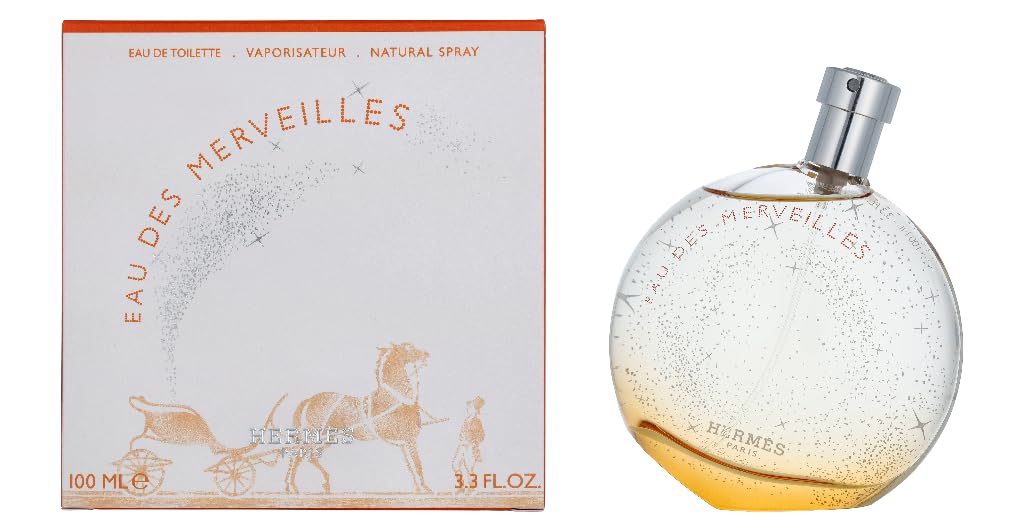 Hermès Eau Des Merveilles Eau de Toilette Spray 3.3 oz / 100 ml for Women