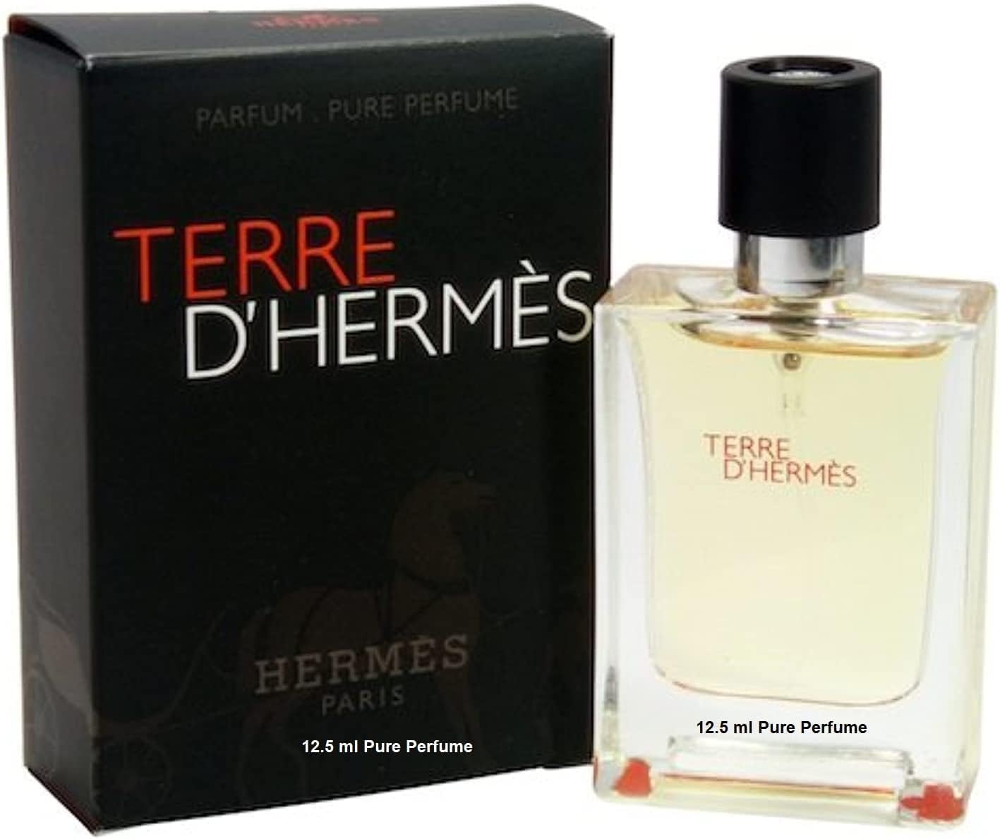 Terre D’Hermès Pure Perfume Mini for Men – Hermès 0.42 oz Travel-Size Fragrance