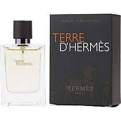 Terre Dhermes Pure by Hermès for Men – 0.42 oz Pure Parfume Spray