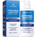 Hermon Antifungal Body Wash – Tea Tree Oil + Tolnaftate 1% for Jock Itch, Ringworm, Athlete's Foot