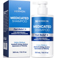 Hermon Medicated Shampoo for Scalp Seborrheic Dermatitis & Psoriasis – Plant-Based Formula, 300ml