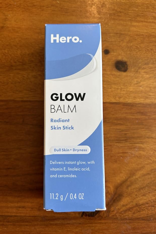 Hero Cosmetics Glow Balm Radiant Skin Stick – Dewy Glow for Acne-Prone Skin | 0.4 oz