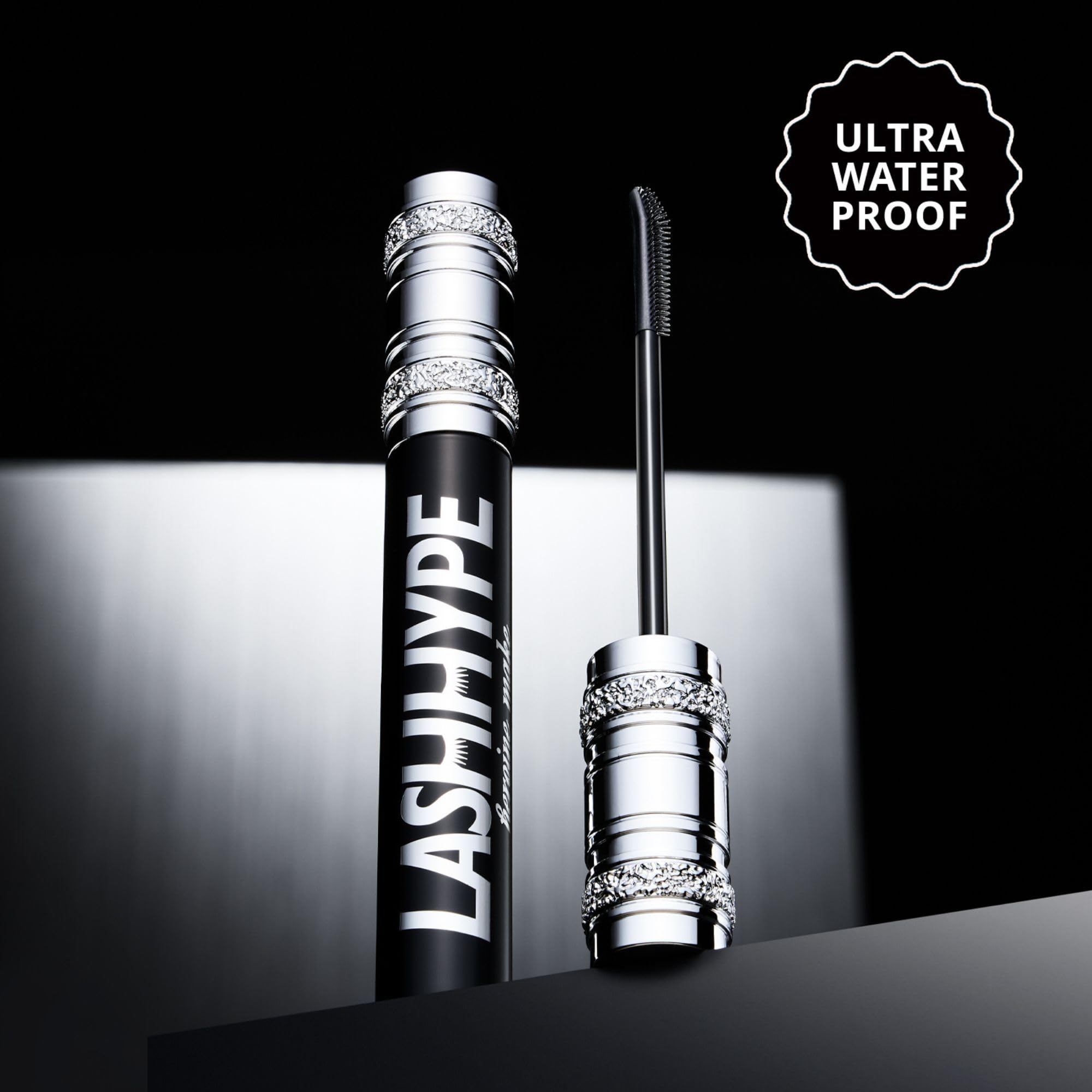 Heroine Make Lash Hype Mascara – 3D Lift & Define, Long-Lasting Curl, Black