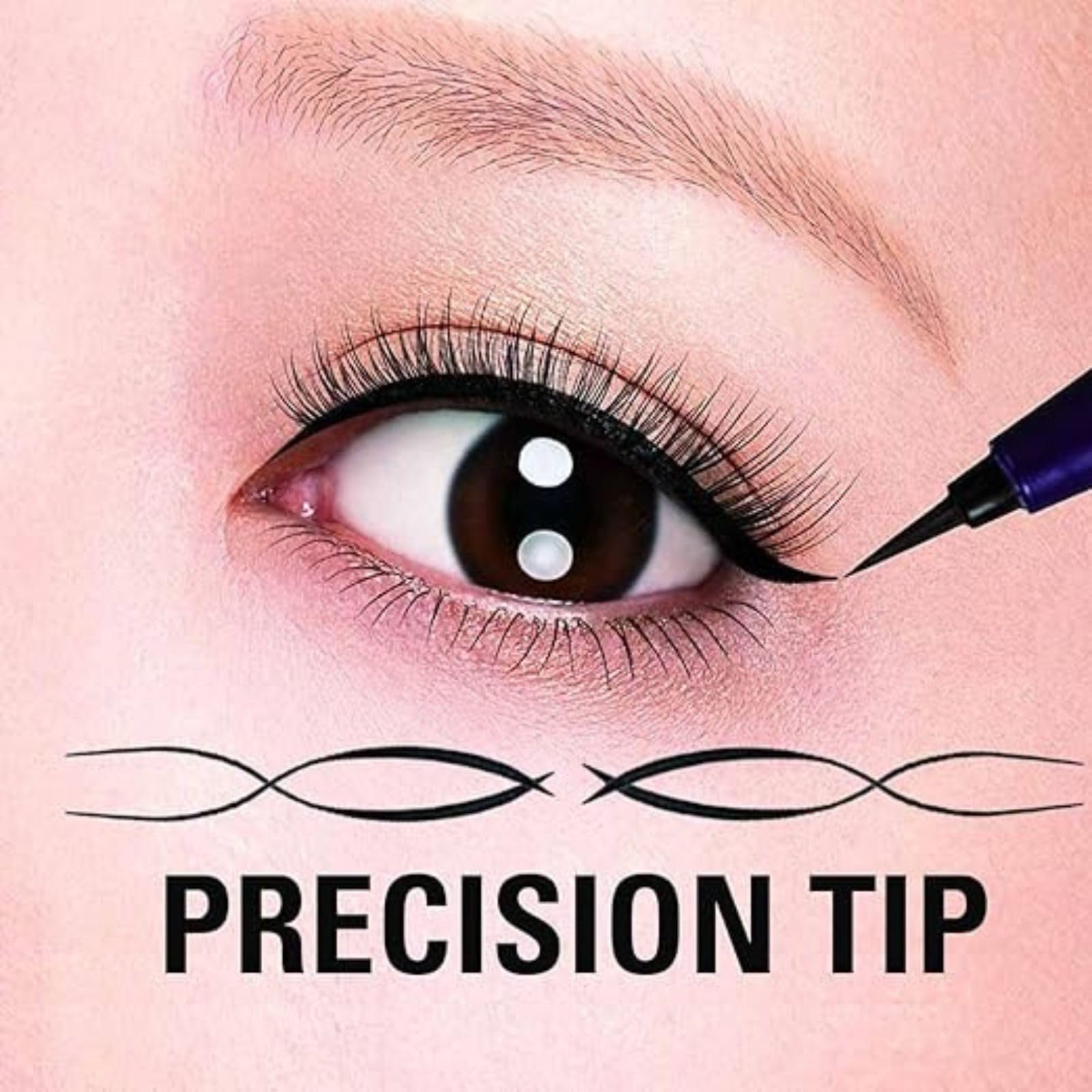 Heroine Make Cat Eye Liner 0.1mm – Waterproof, Long-Lasting, Hypoallergenic, Made in Japan