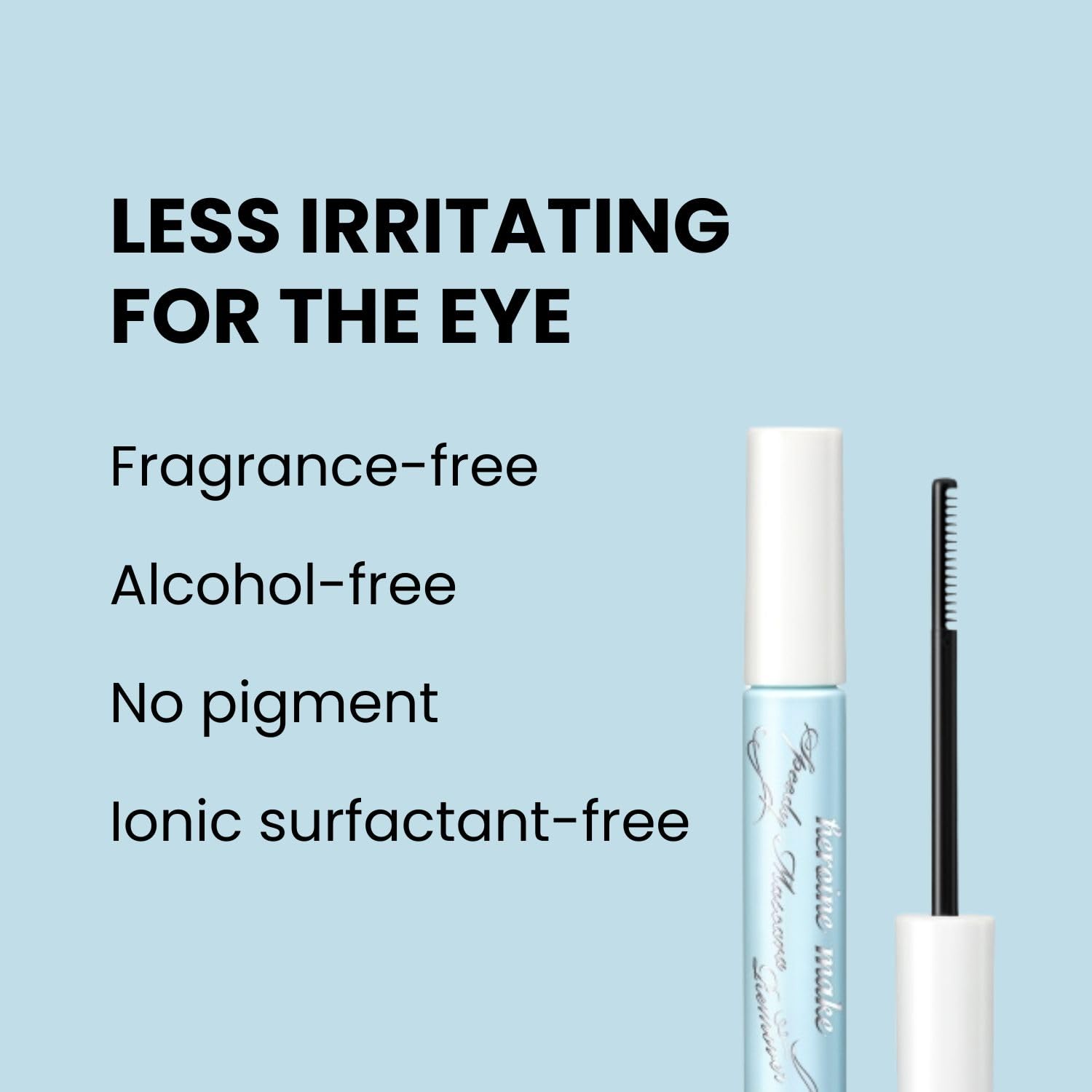 HEROINE MAKE by KISSME Mascara Remover – Fast-Acting Waterproof Mascara Remover, Gentle & Lash-Conditioning (2 ea)