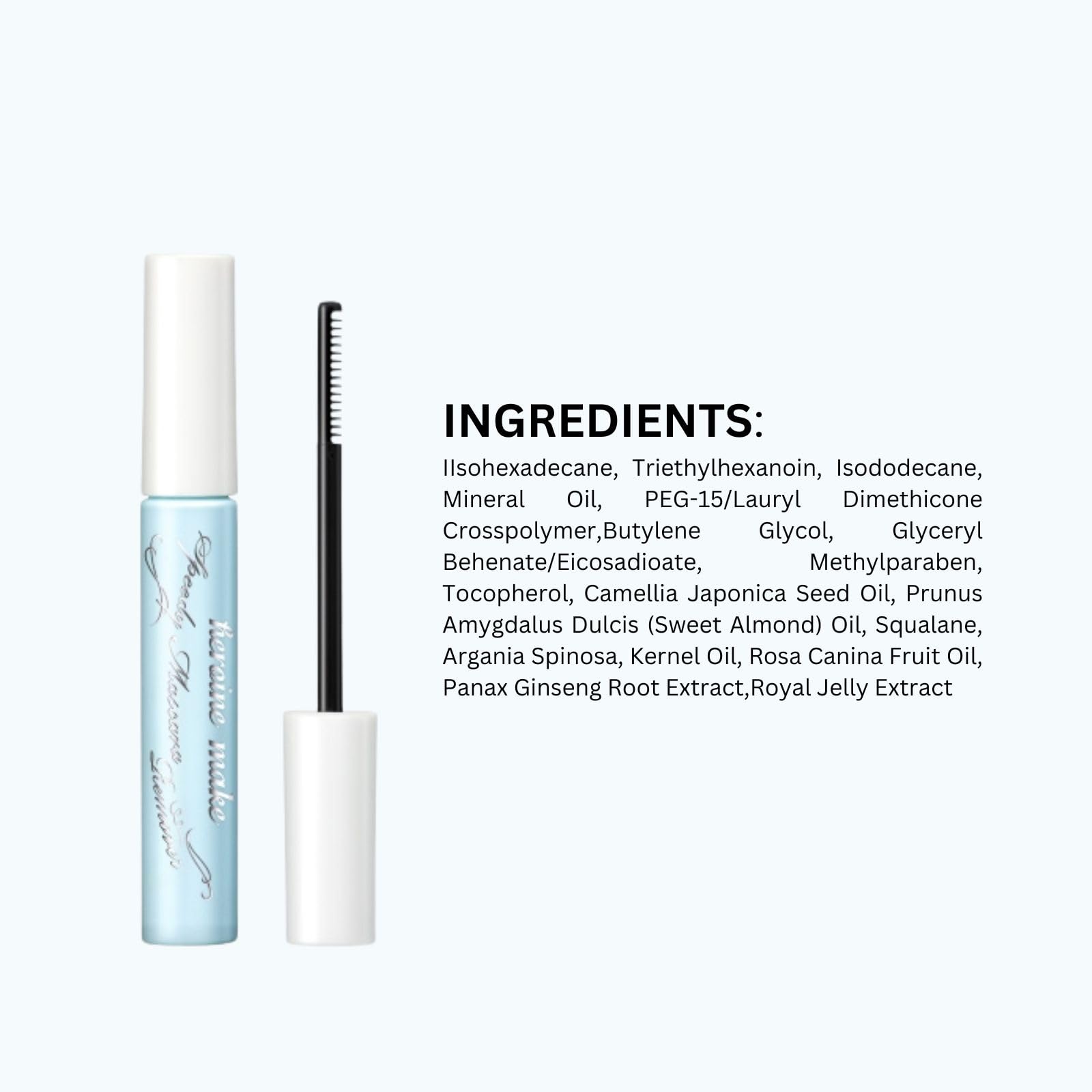 HEROINE MAKE by KISSME Mascara Remover – Fast-Acting Waterproof Mascara Remover, Gentle & Lash-Conditioning (2 ea)
