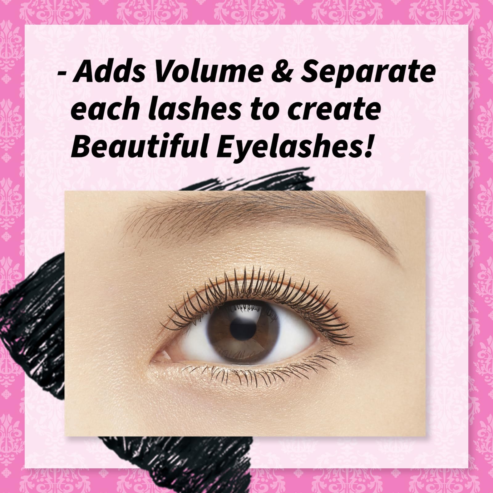 Heroine Make Tubing Mascara Waterproof & Long-Lasting with Curvy Brush | Made in Japan by KISSME
