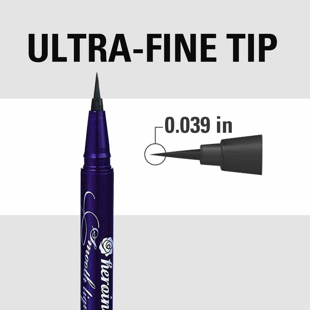 Heroine Make Cat Eye Liner 0.1mm – Waterproof, Long-Lasting, Hypoallergenic, Made in Japan