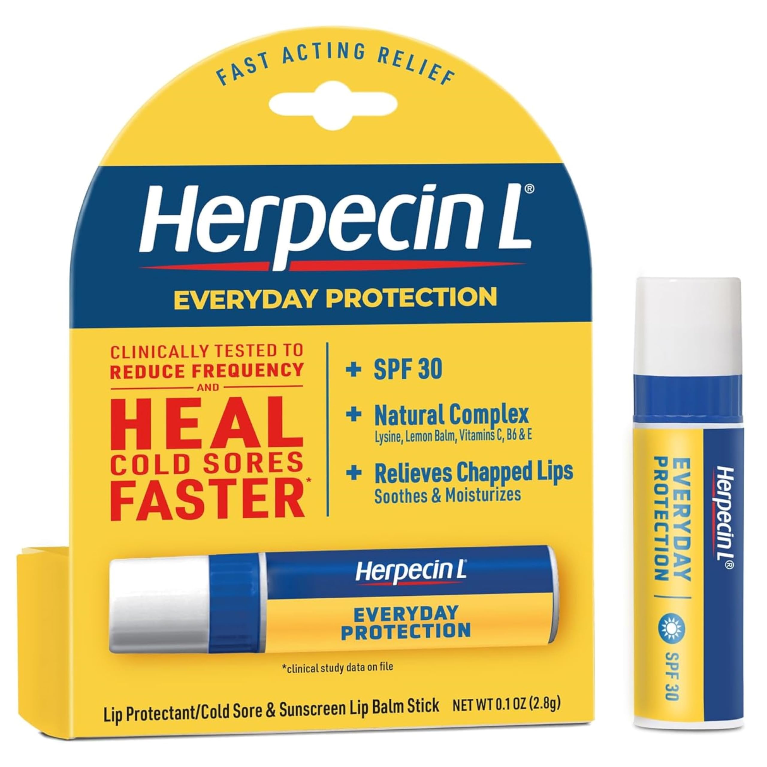 Herpecin-L Lip Balm 0.1 oz – SPF 30 Daily Lip Protection