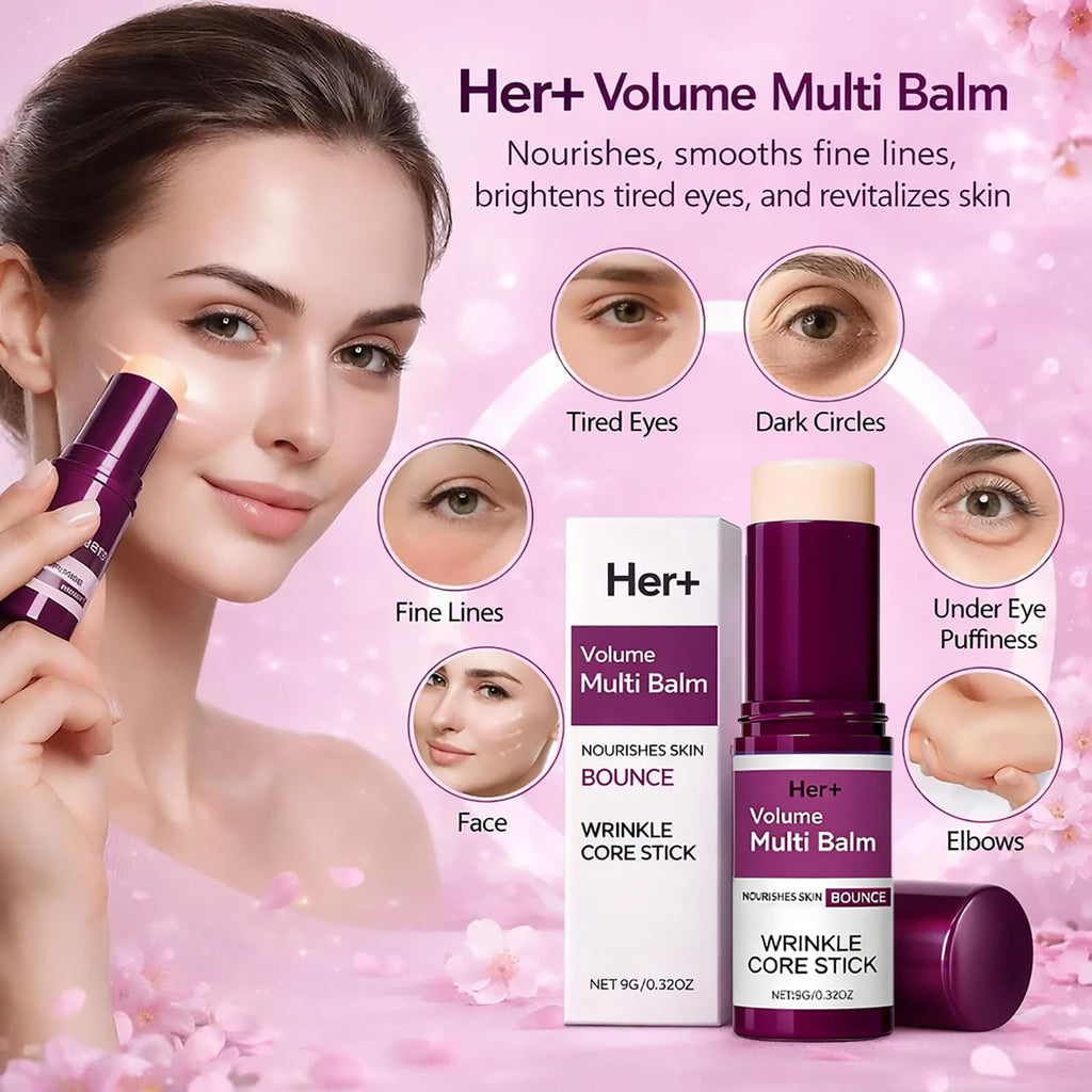 Her+ Calcium Multi Balm Stick – Firming, Hydrating Korean Collagen Skincare