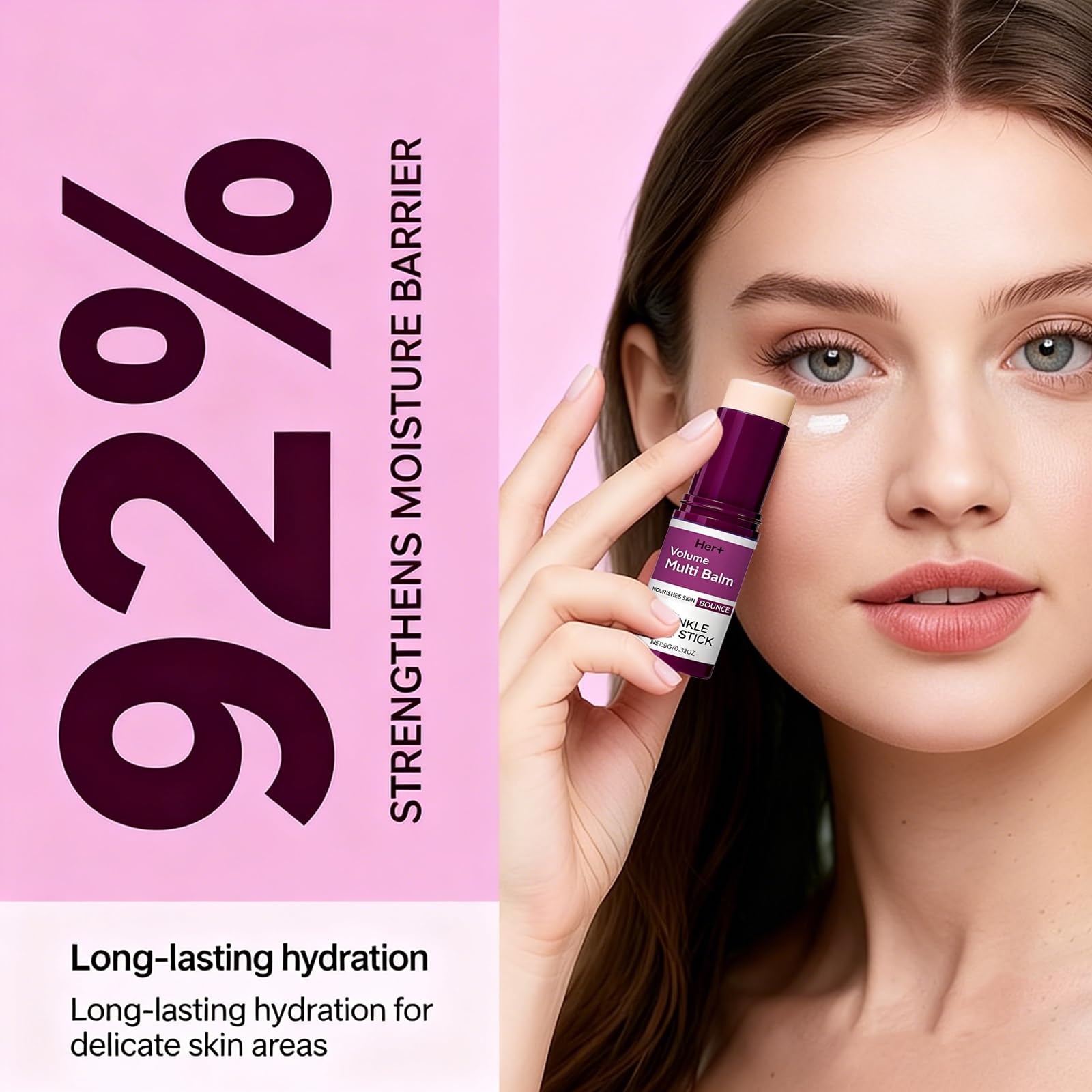 Her+ Calcium Multi Balm Stick – Firming, Hydrating Korean Collagen Skincare