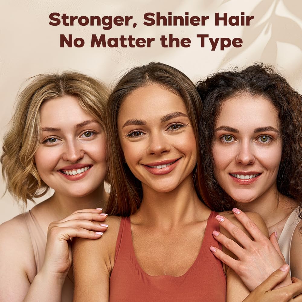 HerStyler Castor Oil Hair Serum for Growth & Shine | Vitamin E & Heat Protection | 2 fl oz (2 Pack)