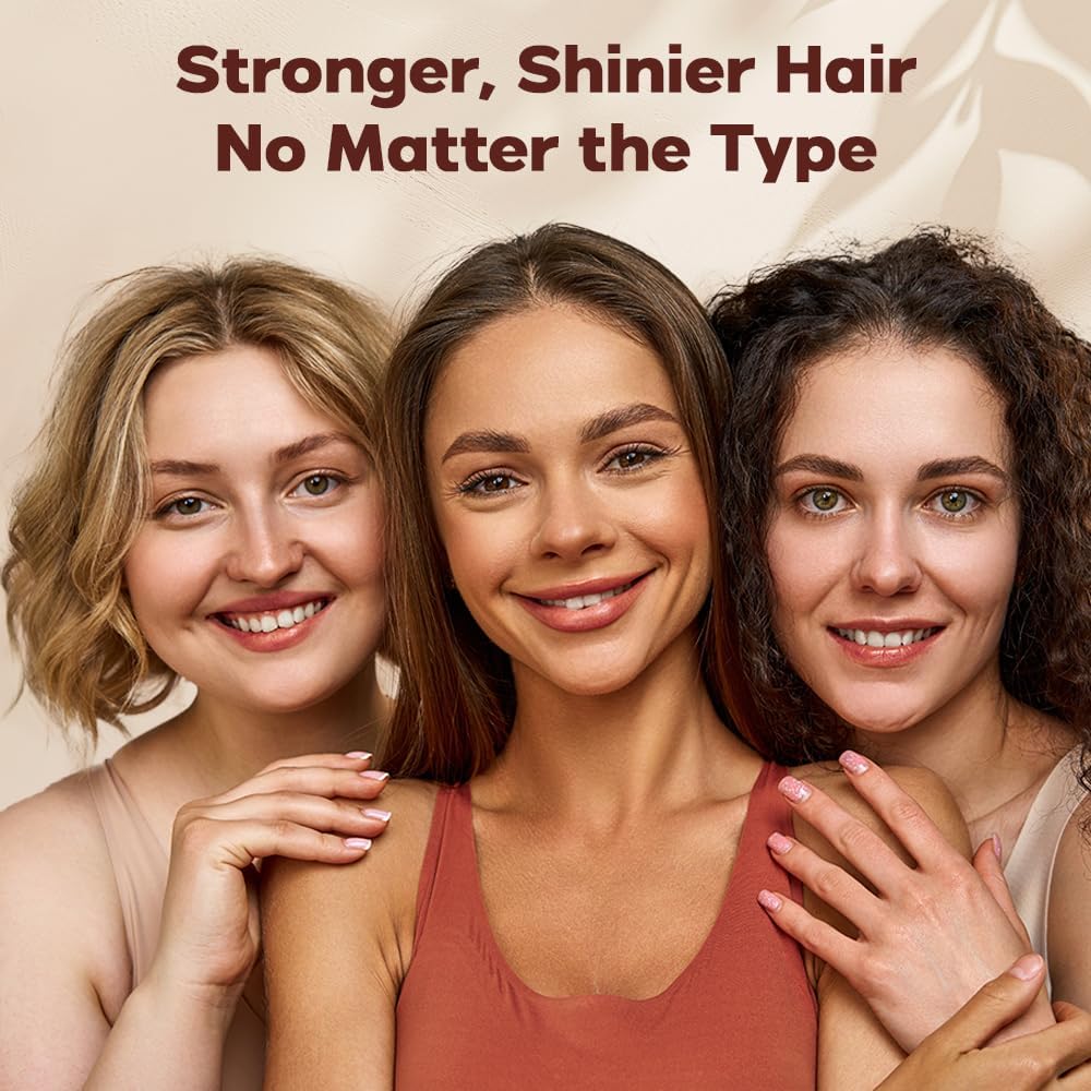 HerStyler Castor Oil Hair Serum for Hair Growth | Vitamin E Shine & Heat Protectant | 2 fl oz