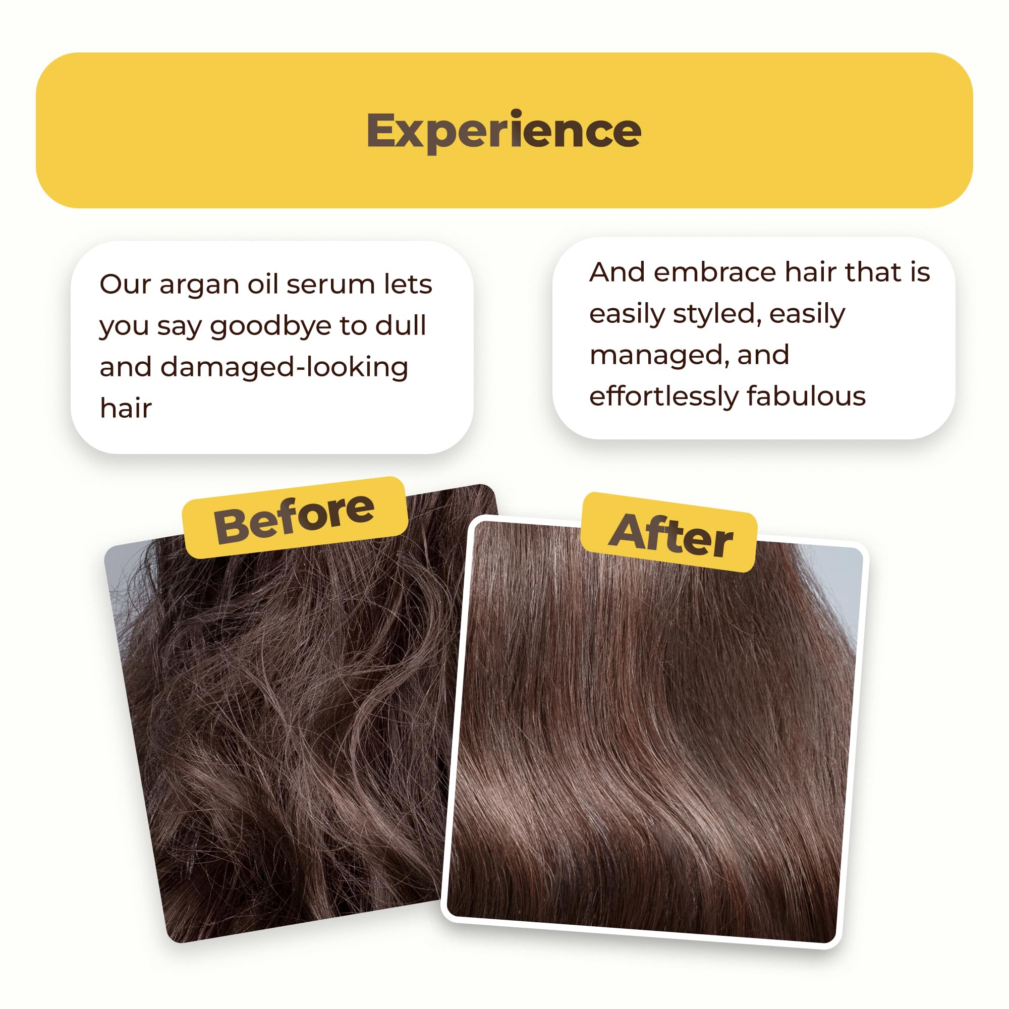 HerStyler Advanced Argan Oil Hair Serum for Women – Anti-Frizz & Nourishing Shine (70 ml)
