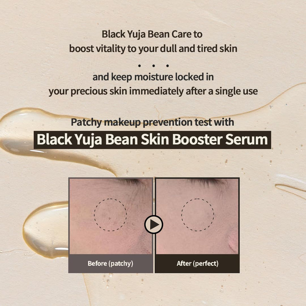 HEVEBLUE Black Yuja Bean Serum – Deep Hydration, Oil-Free, Vegan, Korean Skincare