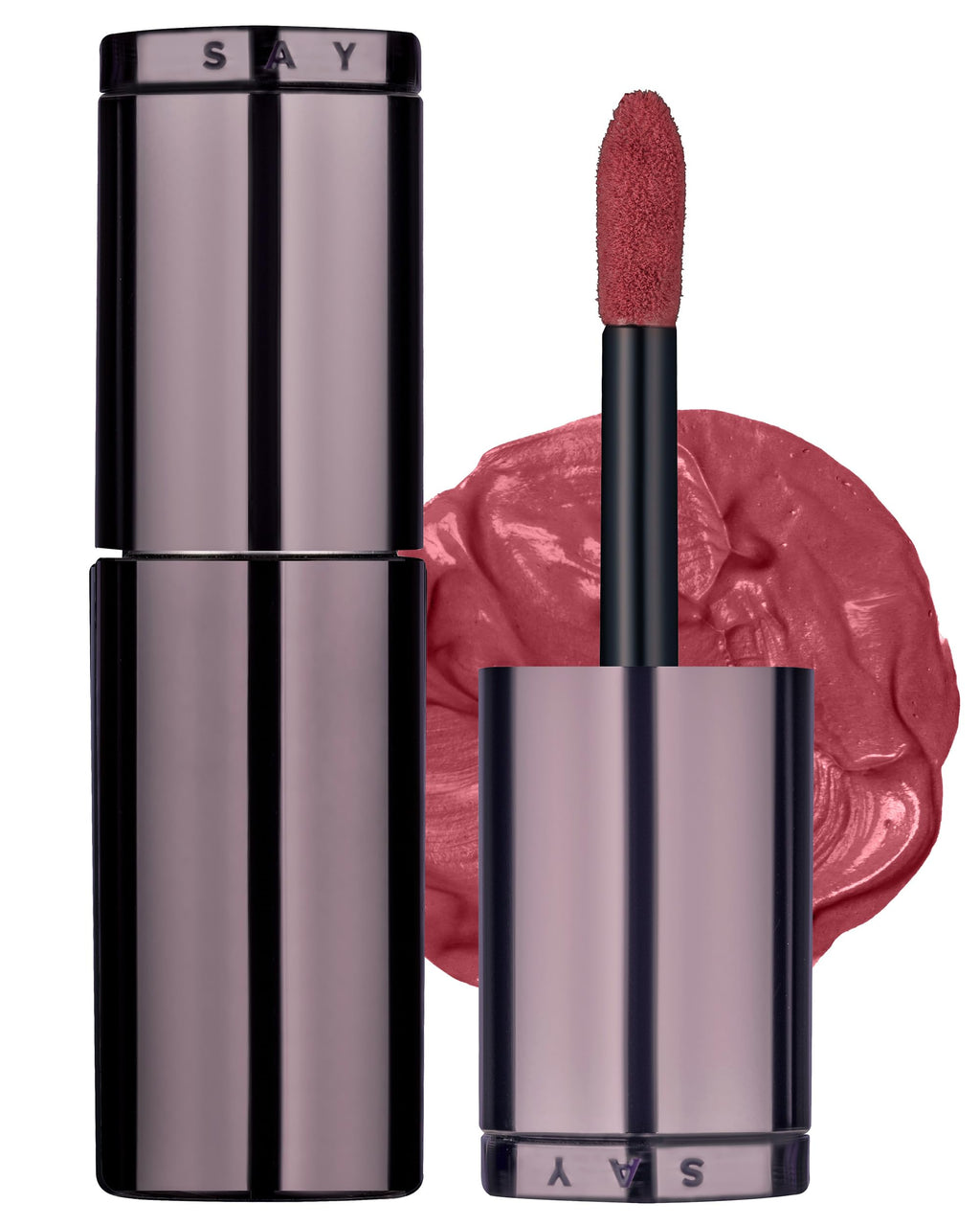HEVVYMAKEUP Blurring Effect Lip Tint – Airy Velvet, Longwear, Vegan, Sweet Rosy
